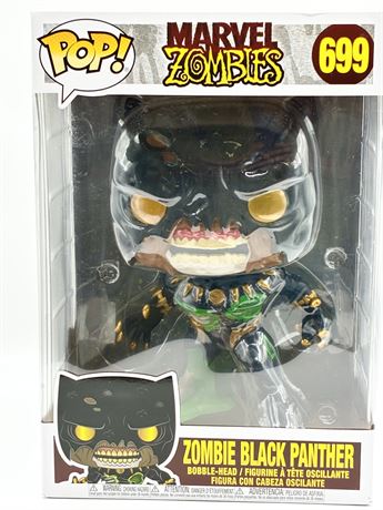 FUNKO POP! ~ Marvel Zombies ~ NIB Zombie Black Panther Collectible Figure