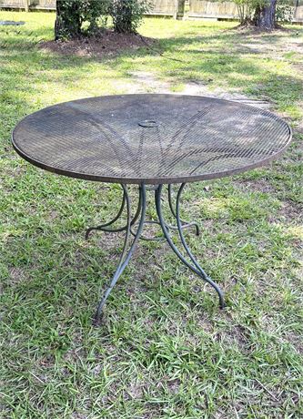 Wrought Iron Patio Table