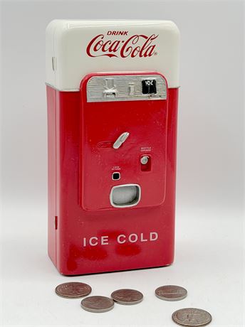 COCA-COLA ~ Vtg. Vending Machine Coin Bank