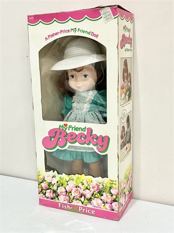 FISHER-PRICE ~ NIB ~ 1982 My Friend Becky Doll