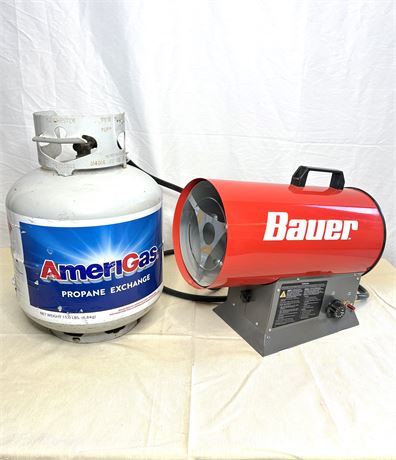 Bauer 30k-60k BTU Forced Air Propane Portable Heater