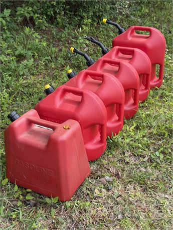 BLITZ ~ Gas Cans Lot Of (6)