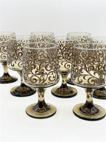 LIBBEY GLASS ~ Prado ~ Water Goblets Set Of (8)