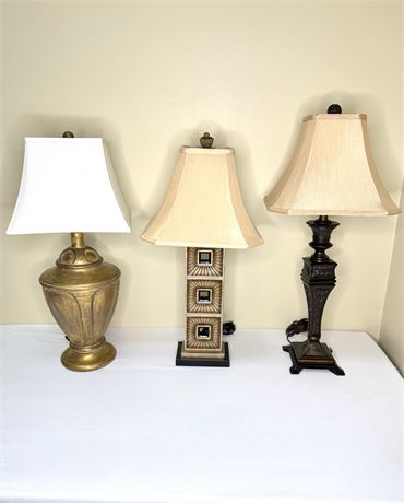 Lot of 3 Table Lamps 2