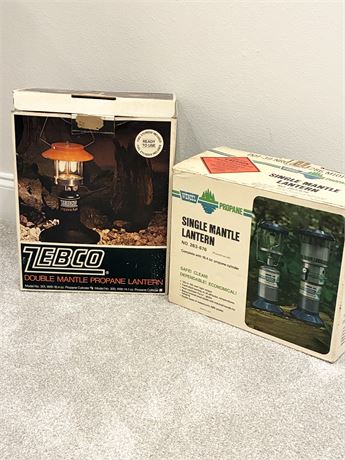 ZEBCO / WENZEL ~ Propane Lanterns ~ 1 Each