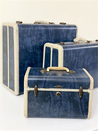 SAMSONITE ~ VTG. 3-Piece Luggage Set