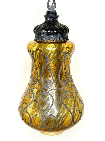 Vintage Hanging Swag Lamp
