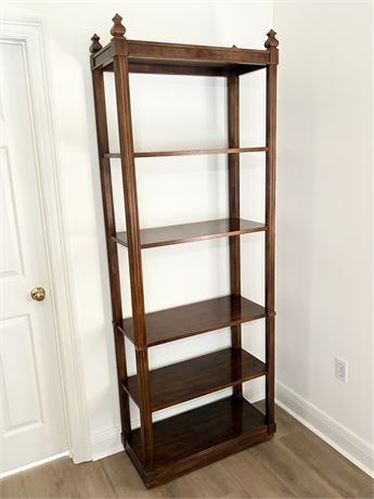5-Tier Wooden Etagere /Open Shelf Unit