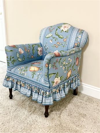 31" Upholstered Slipper Chair