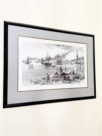 ALFRED WAUD ~ New Orleans 1870 ~ S/N