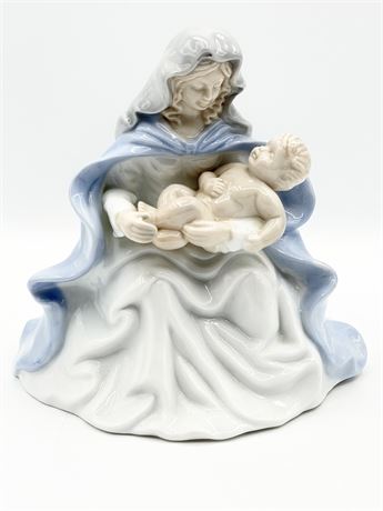 Porcelain Mary & Jesus Nightlight